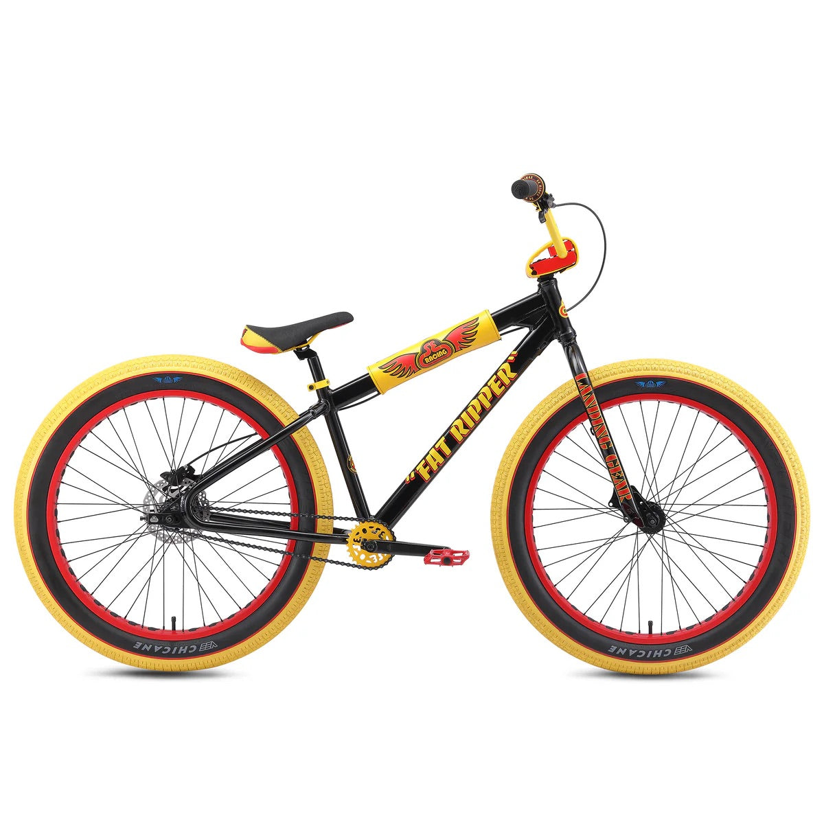 SE Bikes Fat Ripper 26 Inch BMX Bike All Bombus Black