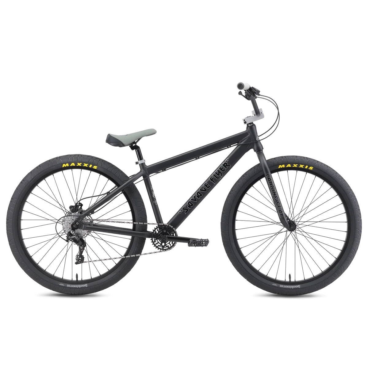 SE Bikes Savage Flyer 27.5 Inch BMX Bike 27.5 Inch Black Maiden