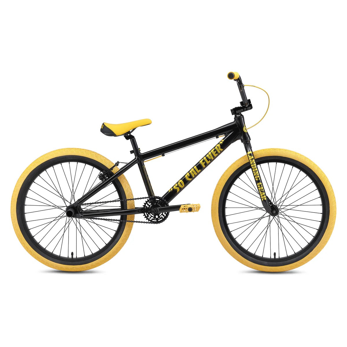 se bikes so cal flyer 24 inch bmx bike-color-black bumblebee