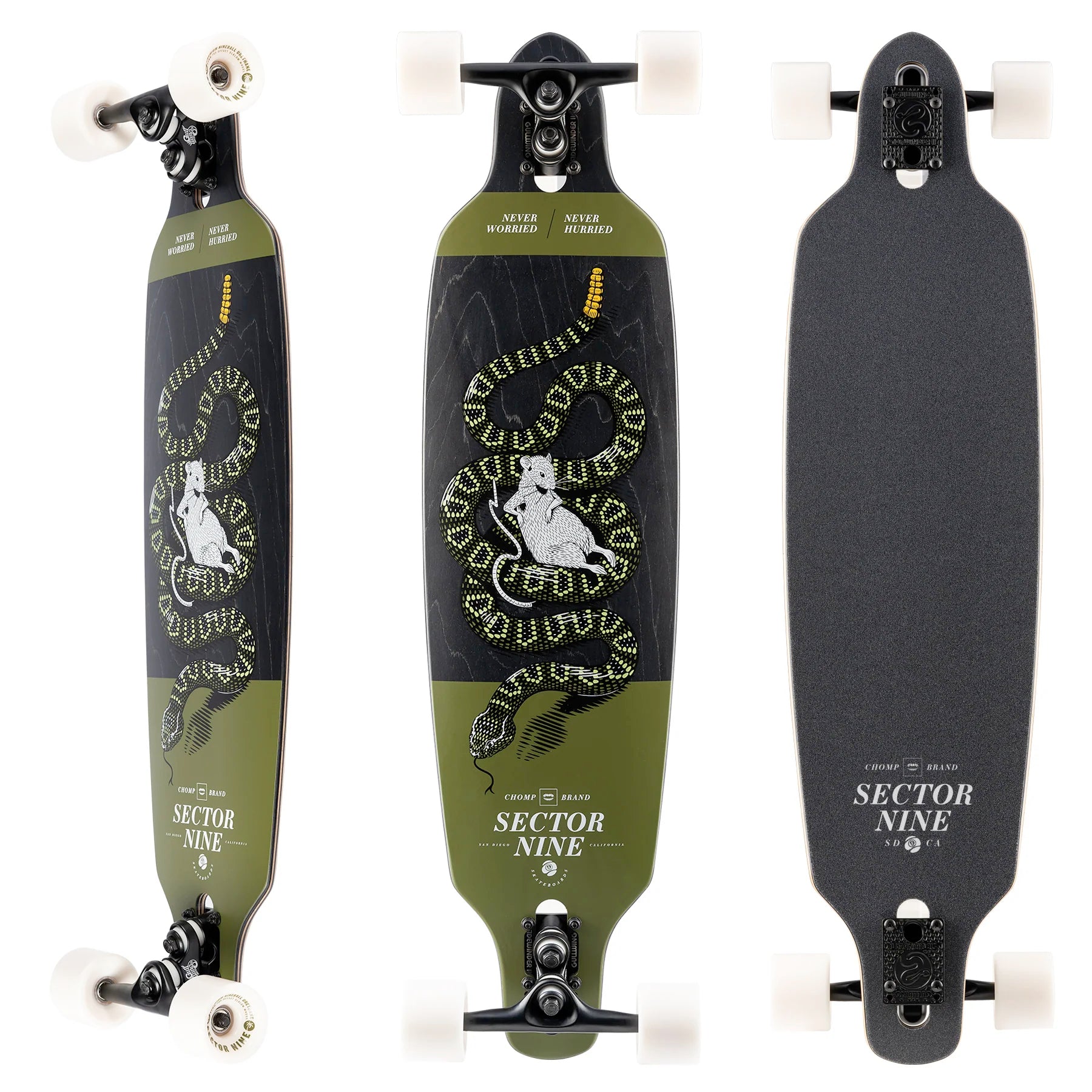 Parrmark パーマークLongCastingAction 32 テンカラ Sector 9 FRACTAL RATTLER LONGBOARD | Longboards | ERIK'S – ERIK'S