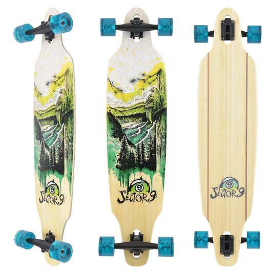 sector 9 lookout talon longboard-color-green