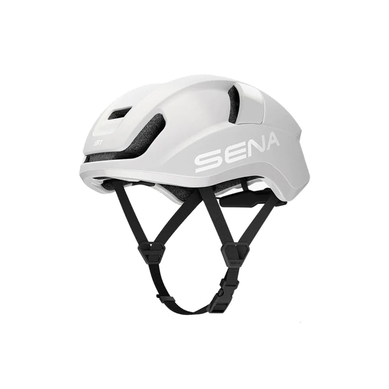 sena s1 smart road cycling helmet-color-matte white