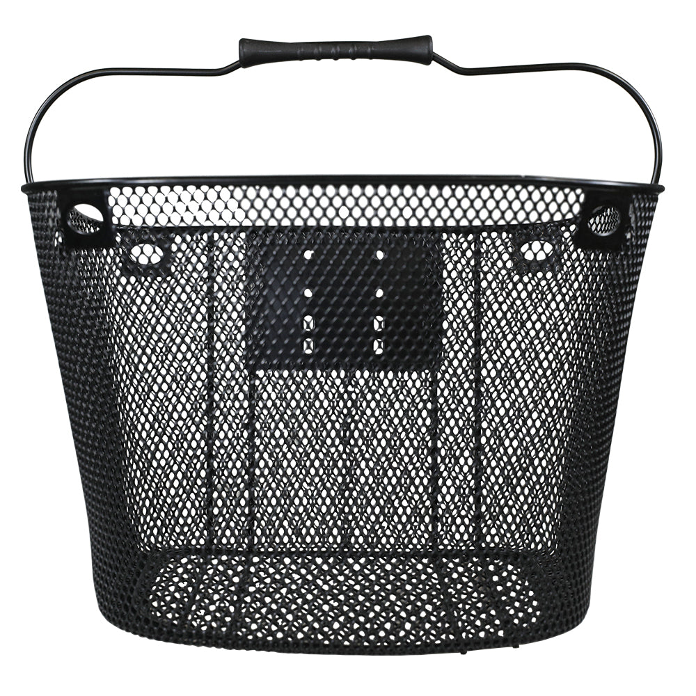 serfas metal front basket w/mesh bag-color-blk