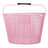 serfas metal front basket w/mesh bag-color-pnk