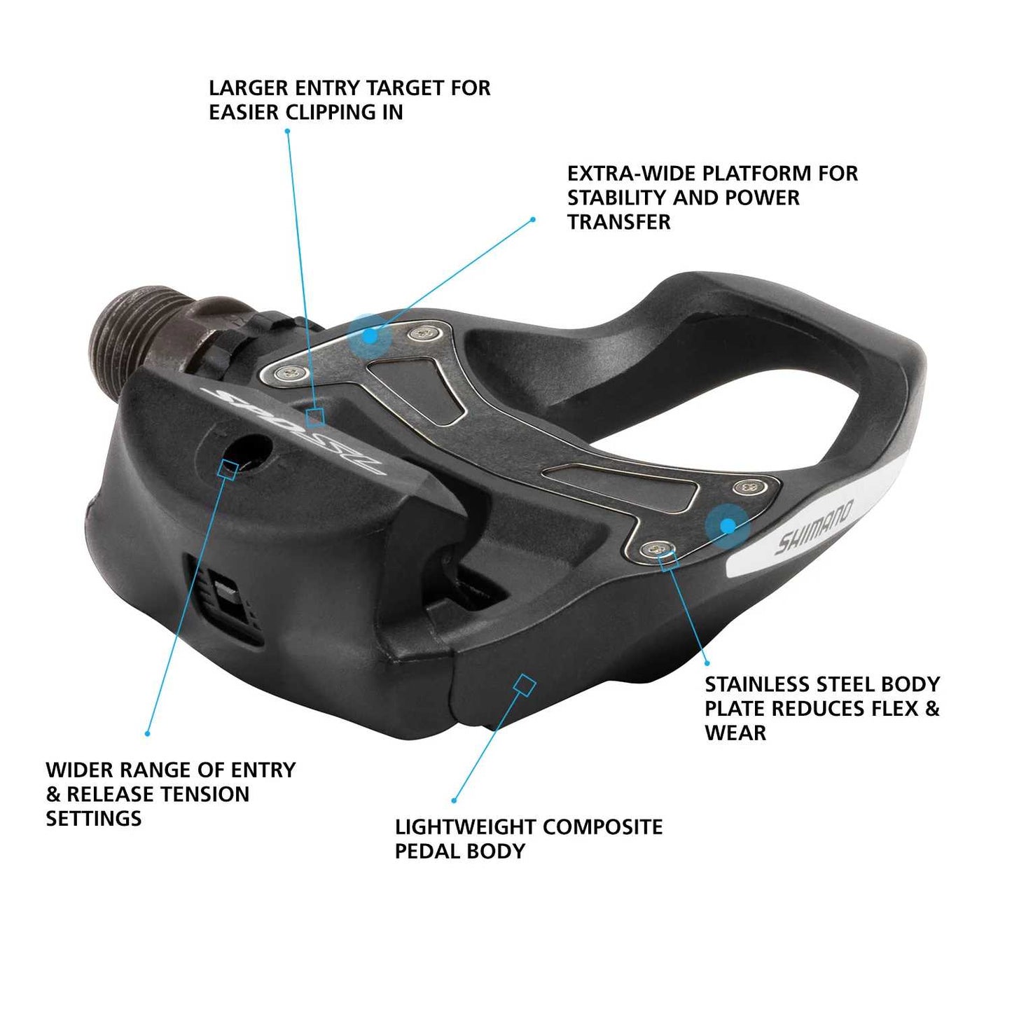 shimano r550 road pedals