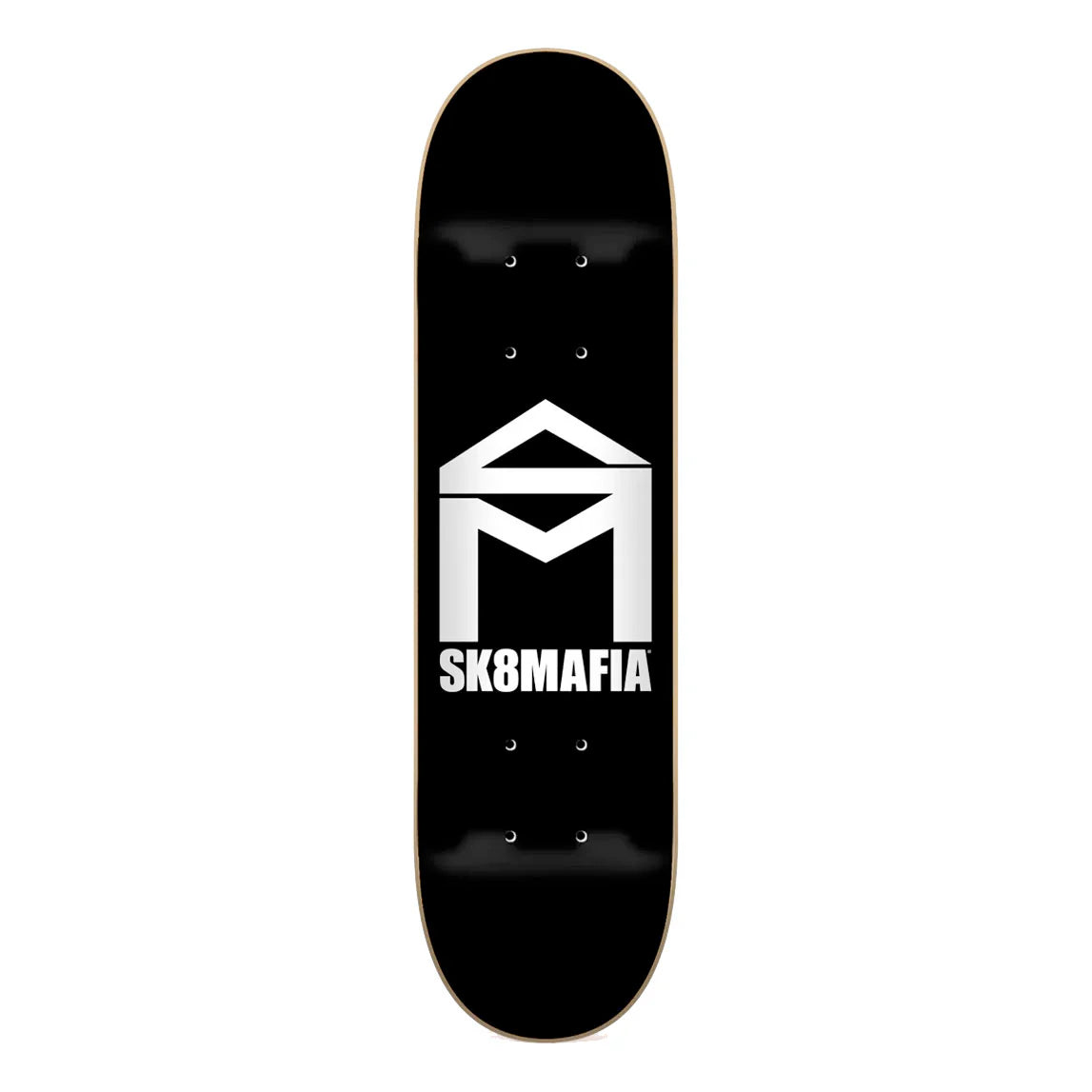 sk8 mafia house logo skateboard deck