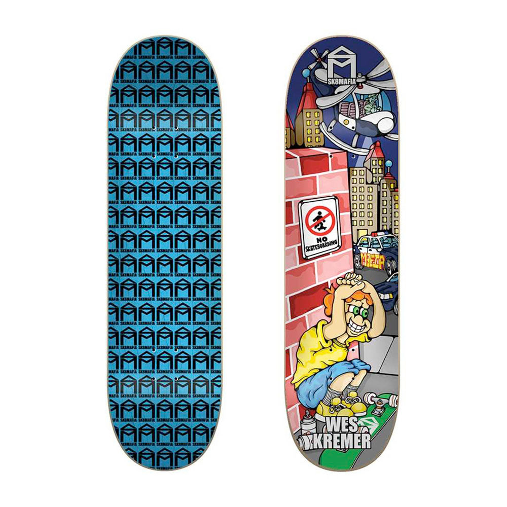sk8 mafia yochill skateboard deck-color-kremer