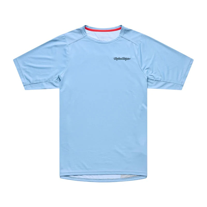 troy lee designs skyline pro short sleeve jersey-color-dawn blue
