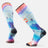 smartwool zero cushion ski day print over the calf socks