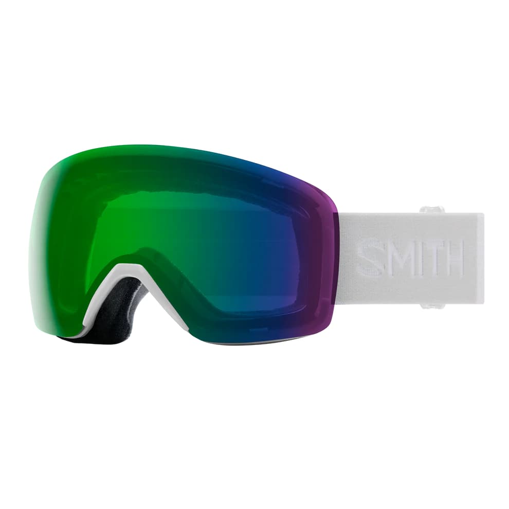 Smith Skyline Goggle One Size White Vapor Chromapop Everyday Green Mirror