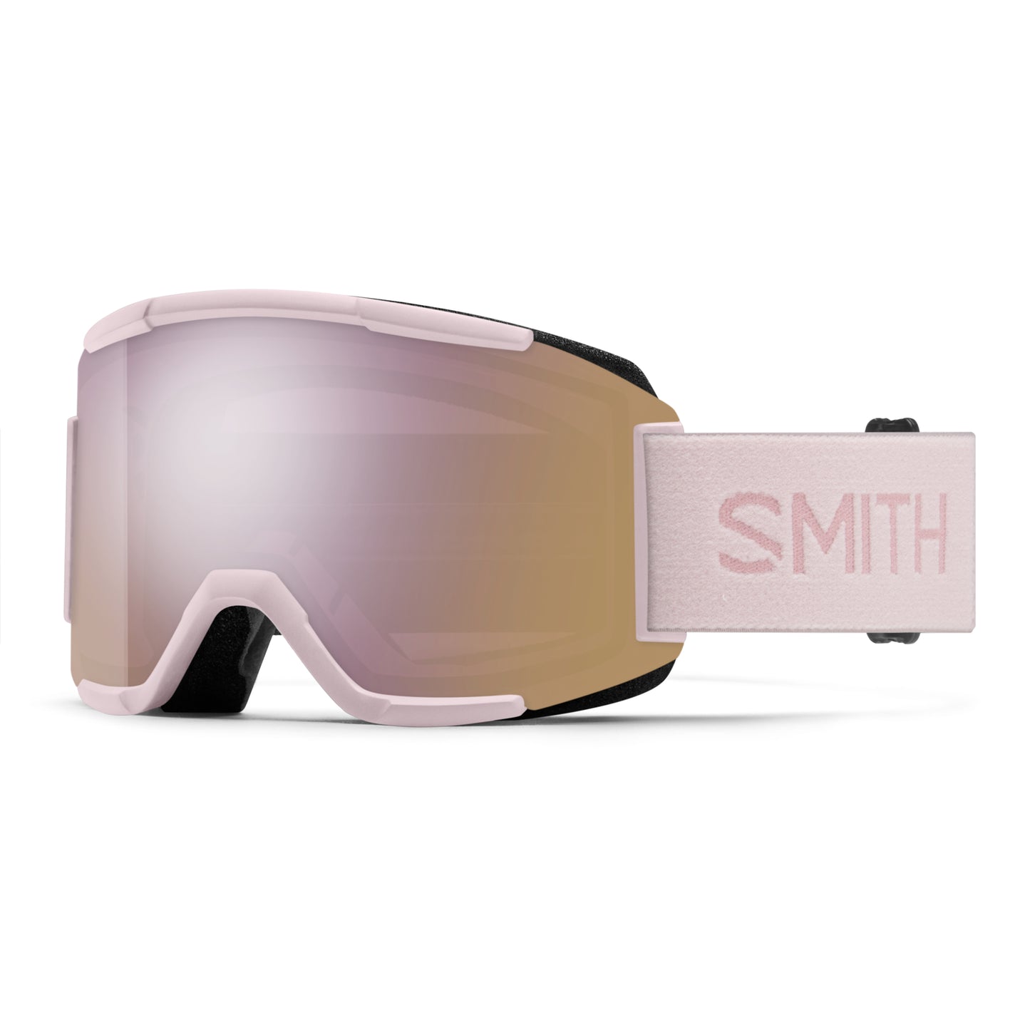 smith squad goggle-color-carnation | chromapop everyday rose gold mirror