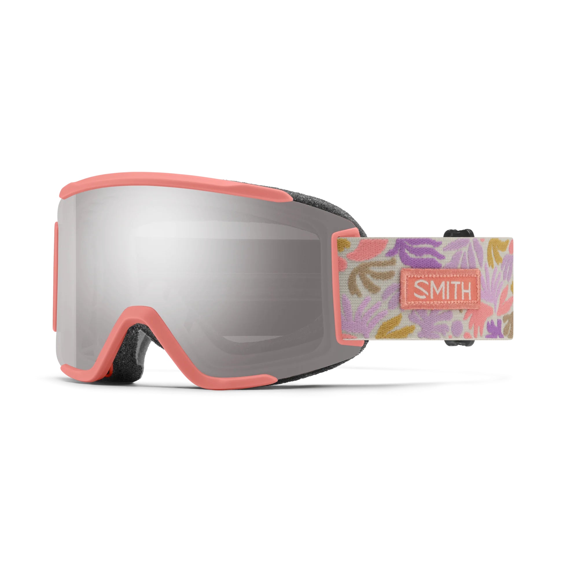 Smith Squad S Goggle One Size Flare Flora Chromapop Sun Platinum Mirror
