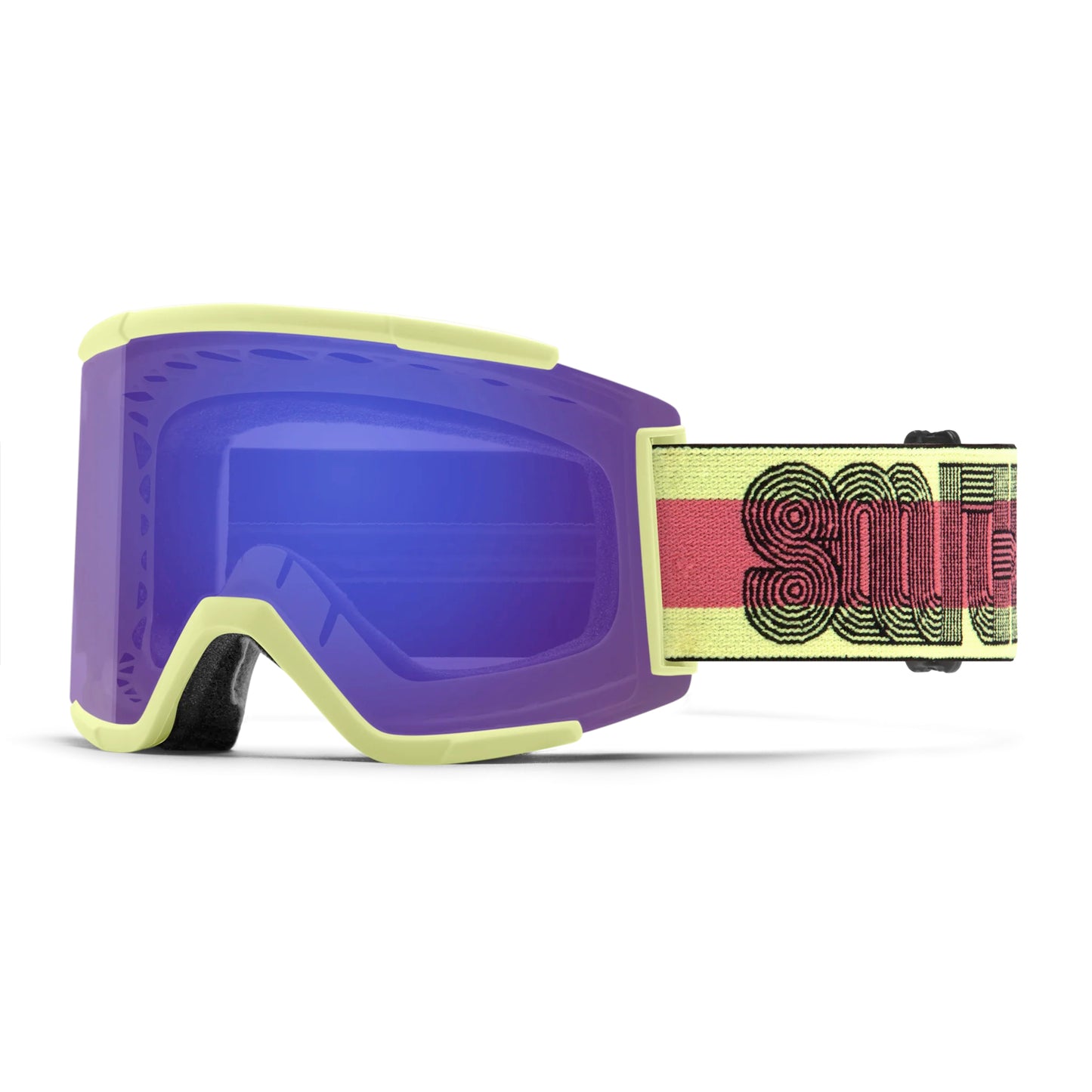 Smith Squad XL Goggles Serpentine Lined Up ChromaPop Everyday Violet Mirror