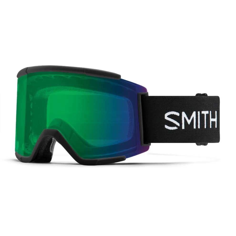 smith squad xl goggles-color-black || chromapop everyday green mirror