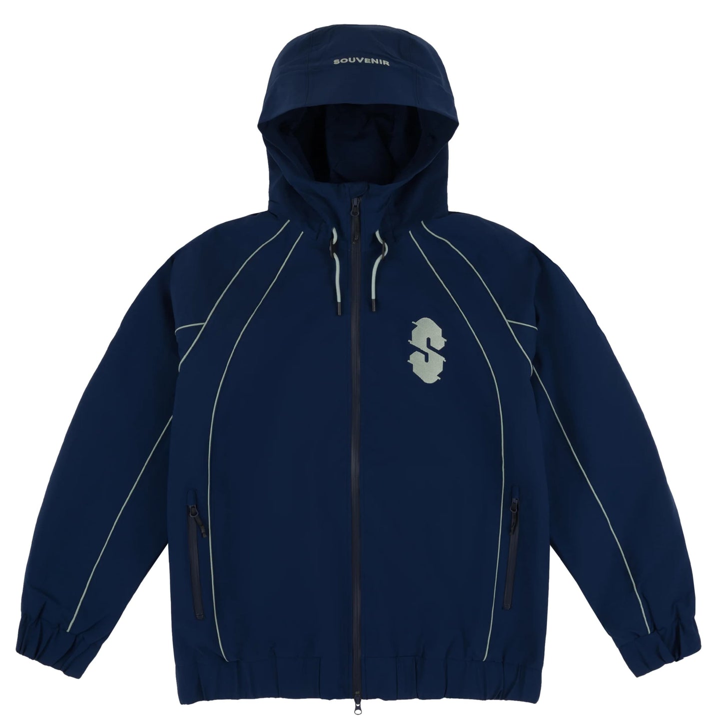 souvenir insulated track jacket-color-nvy