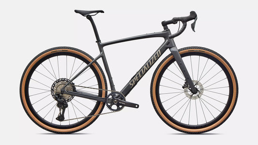 Specialized Diverge 4 Expert Di2 Road Bike 61Cm Satin Smoke Metallic / Sandstone Metallic