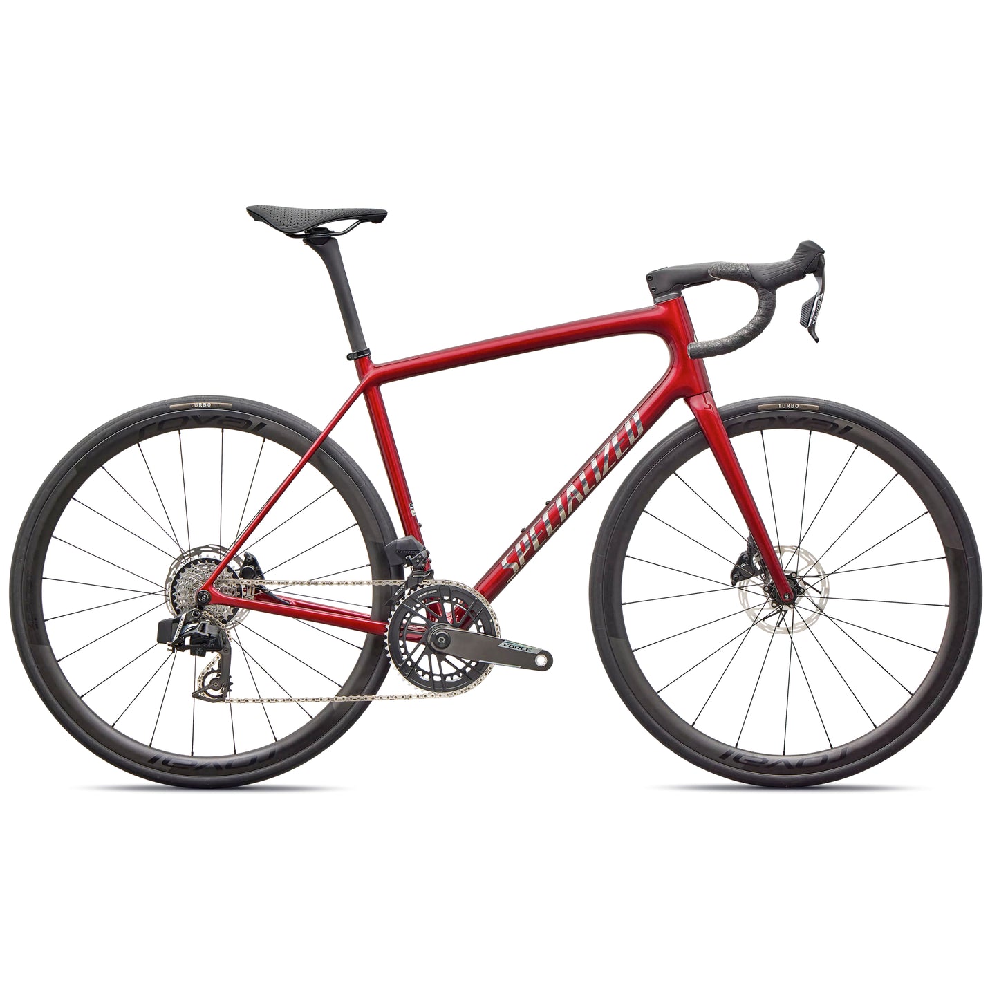 specialized 2026 aethos 2 pro axs road bike-color-redsky/chrm