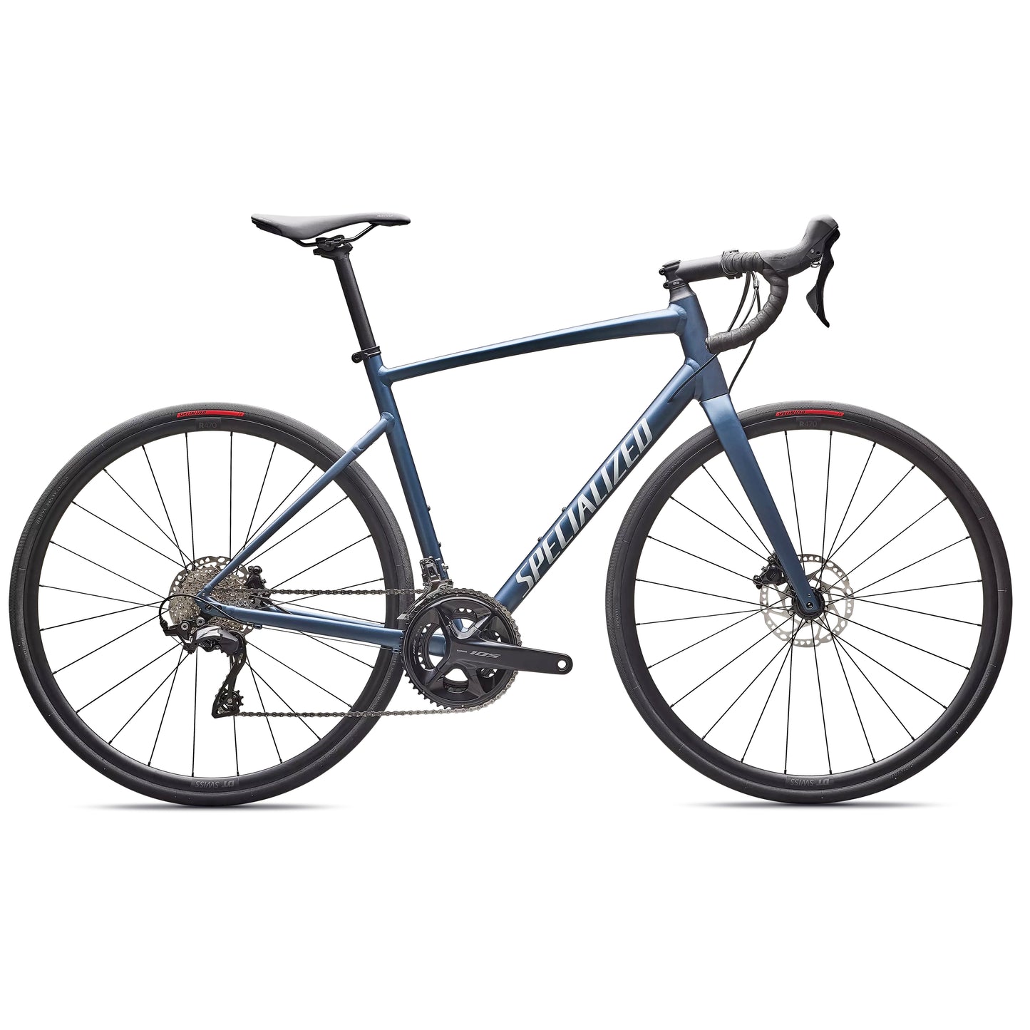 specialized 2026 allez e5 comp road bike-color-cast blue metallic/dune white