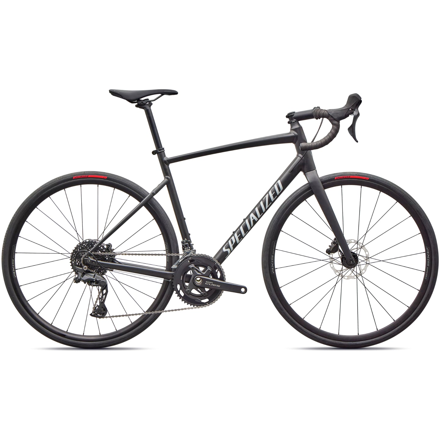 specialized allez e5 road bike-color-obsidian/dove grey