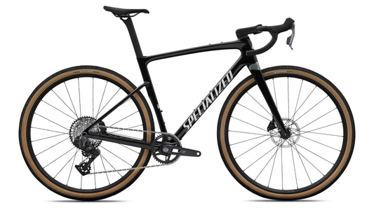 Specialized Crux 5 Comp AXS Gravel Road Bike 61Cm Obsidian Metallic/Dune White