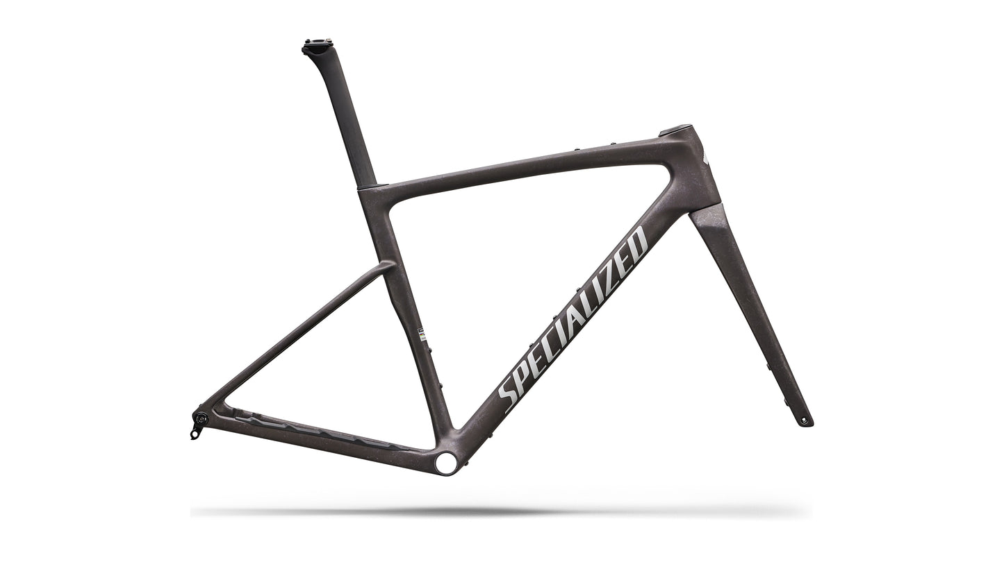 specialized crux 5 fact 10r carbon frameset-color-warm smoke metallic/silver dust