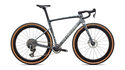 Specialized Crux 5 S-Level AXS Gravel Road Bike 61Cm Deep Marine Metallic/Dolomite Metallic