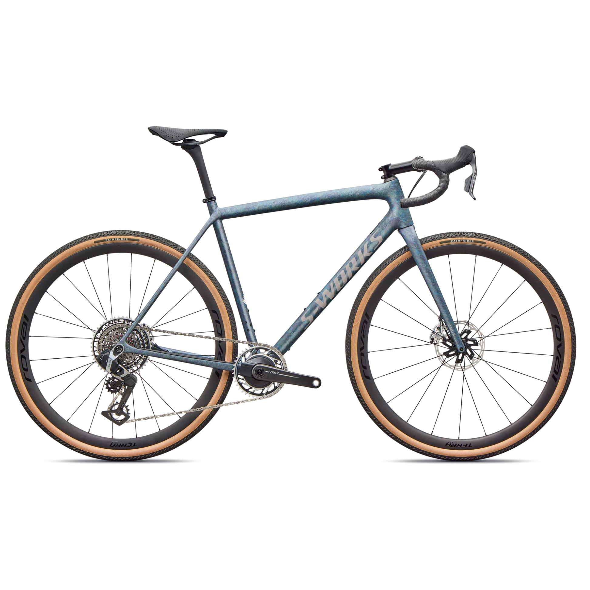 specialized crux gravel road bike-color-gryblue/fjdmet/dsrtmet
