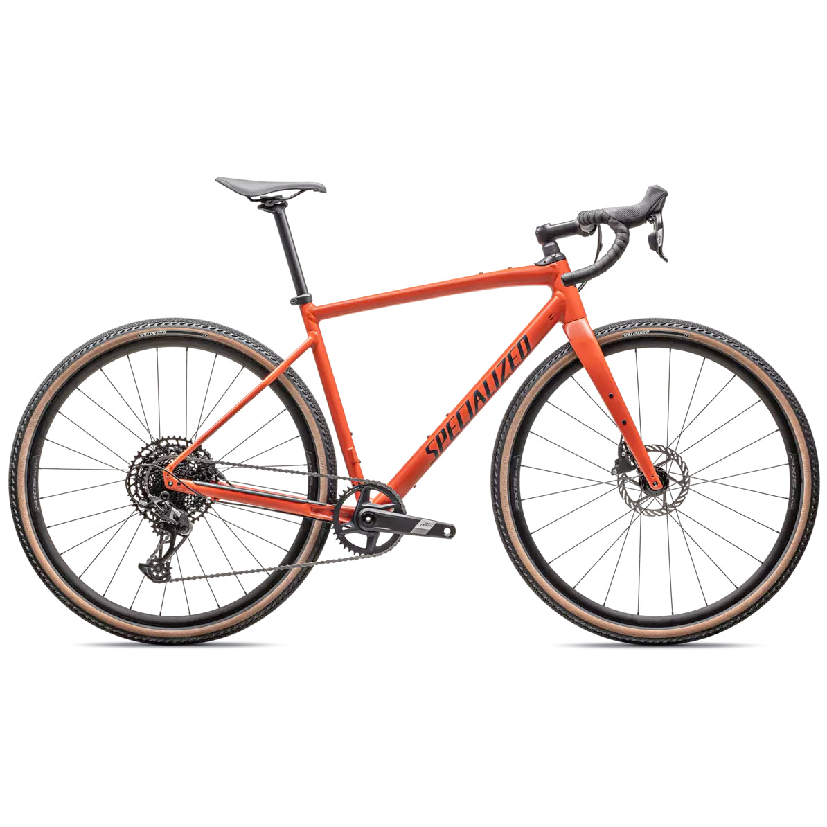 specialized 2025 diverge e5 comp road bike-color-deep orange/deep lake metallic