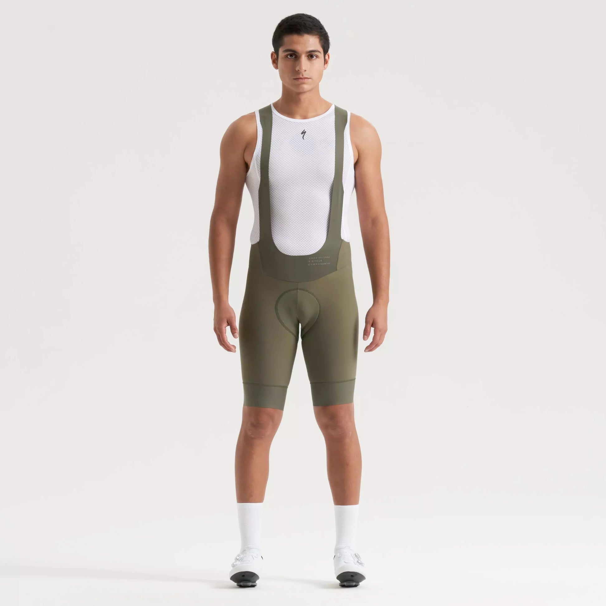 specialized prime men’s bib shorts-color-oak green