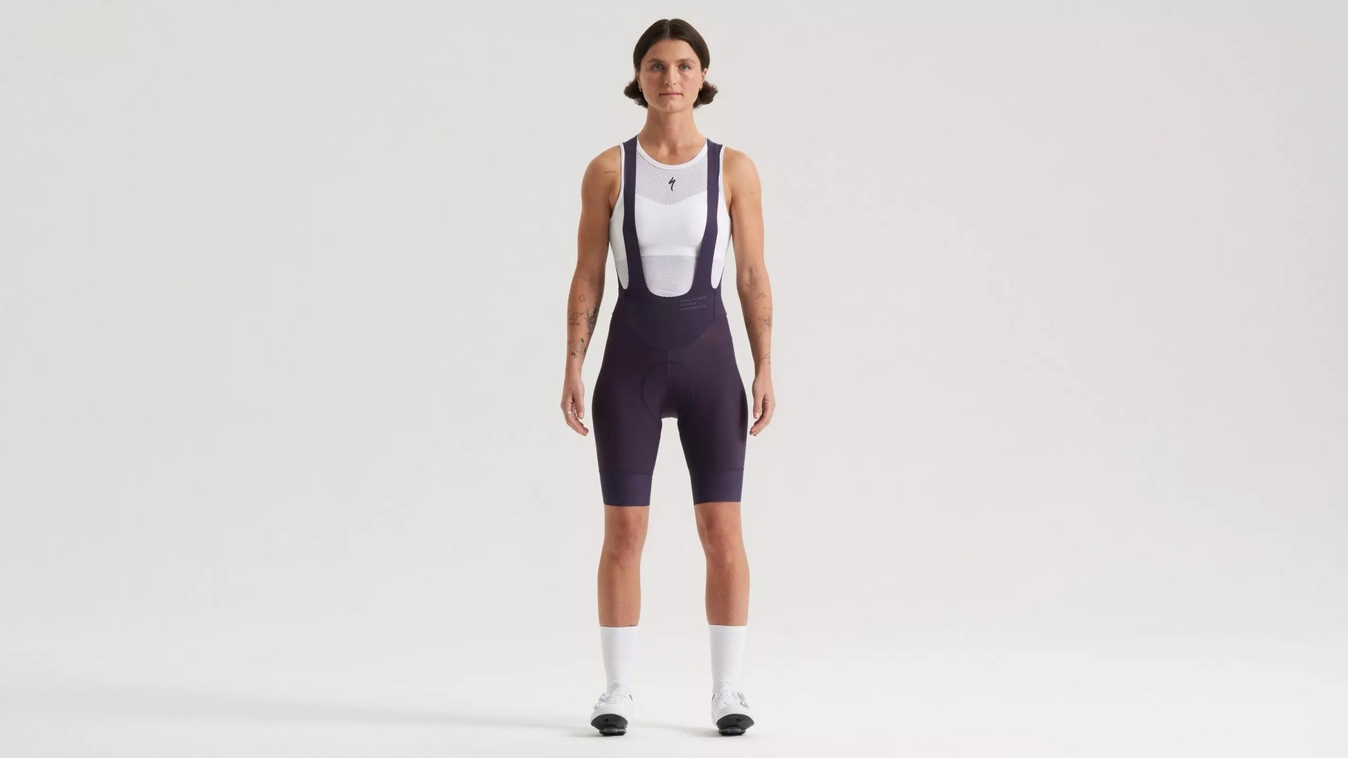 specialized prime womens bib shorts-color-purdusk