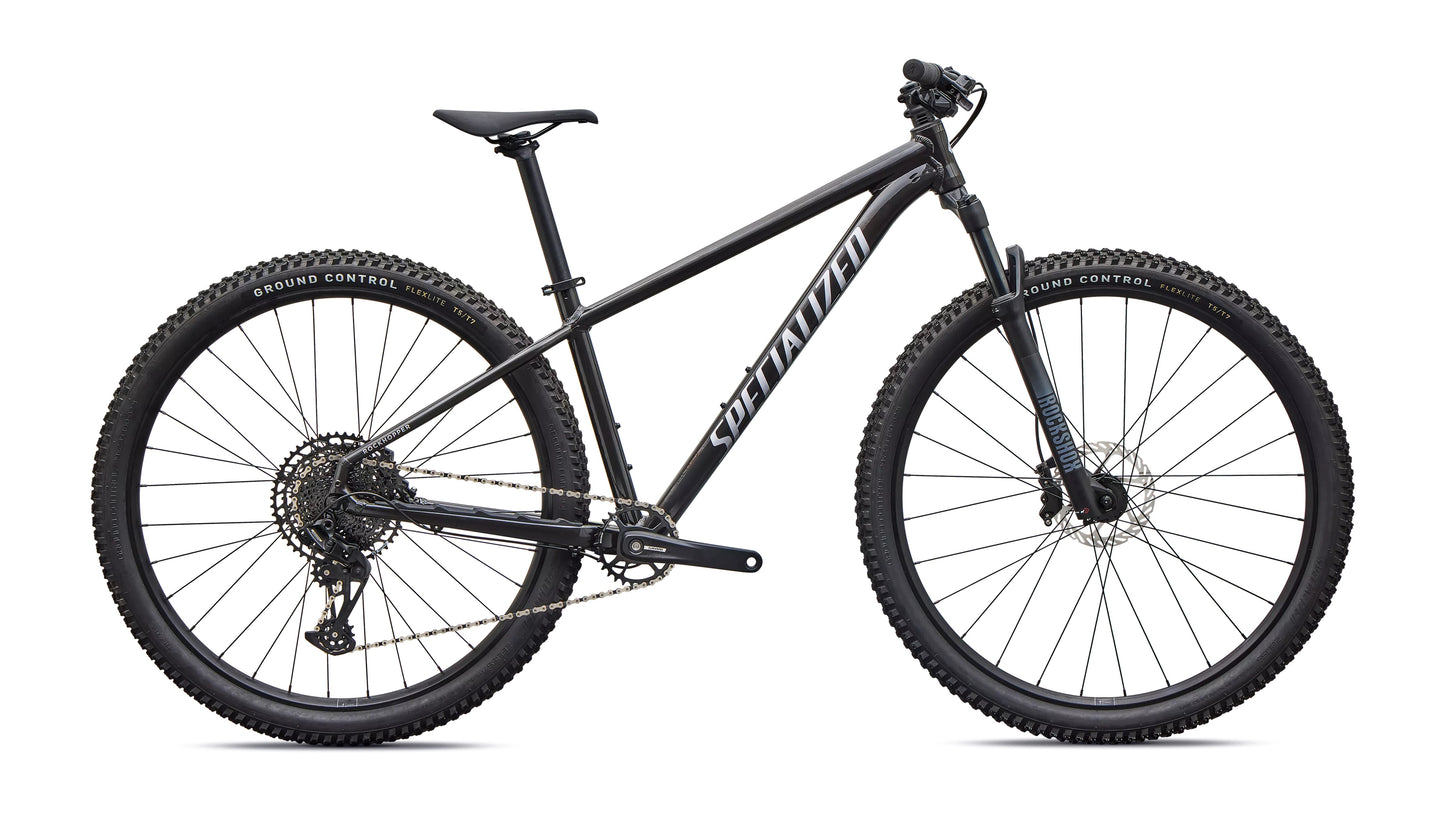 Specialized Rockhopper Expert Hardtail Mountain Bike Xs Gloss Charcoal Tint Aluminum/Amethyst Frost