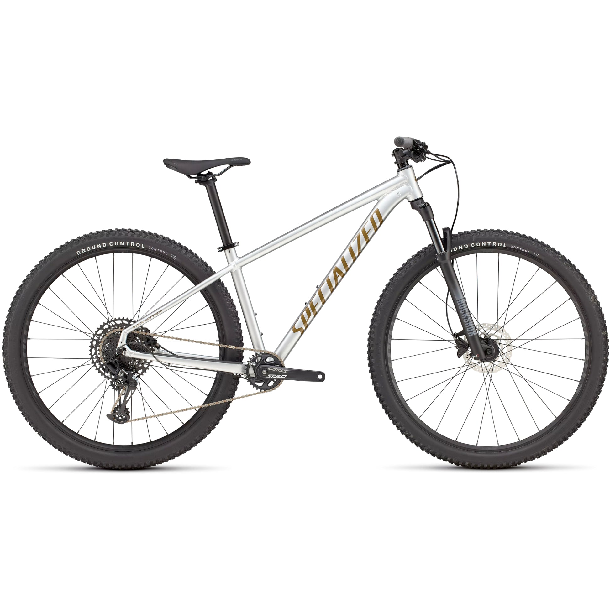 specialized 2025 rockhopper expert hardtail mountain bike-color-gloss silver dust / satin burnt gold metallic