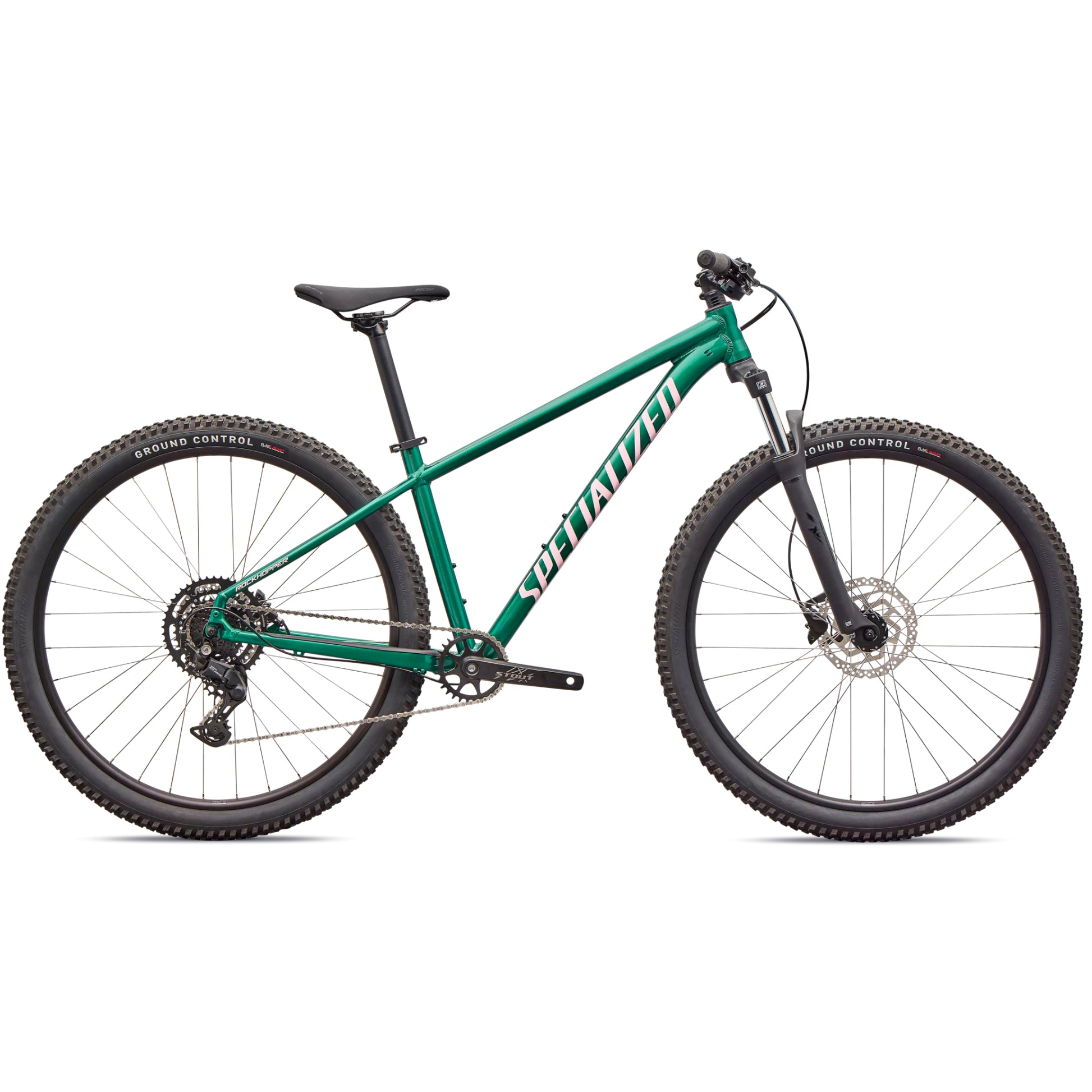 specialized 2026 rockhopper sport hardtail mountain bike-color-gloss pine green/desert rose
