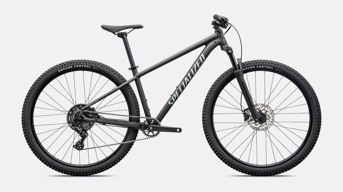 Specialized Rockhopper Sport Hardtail Mountain Bike Xs Satin Metallic Obsidian/Shadow Silver
