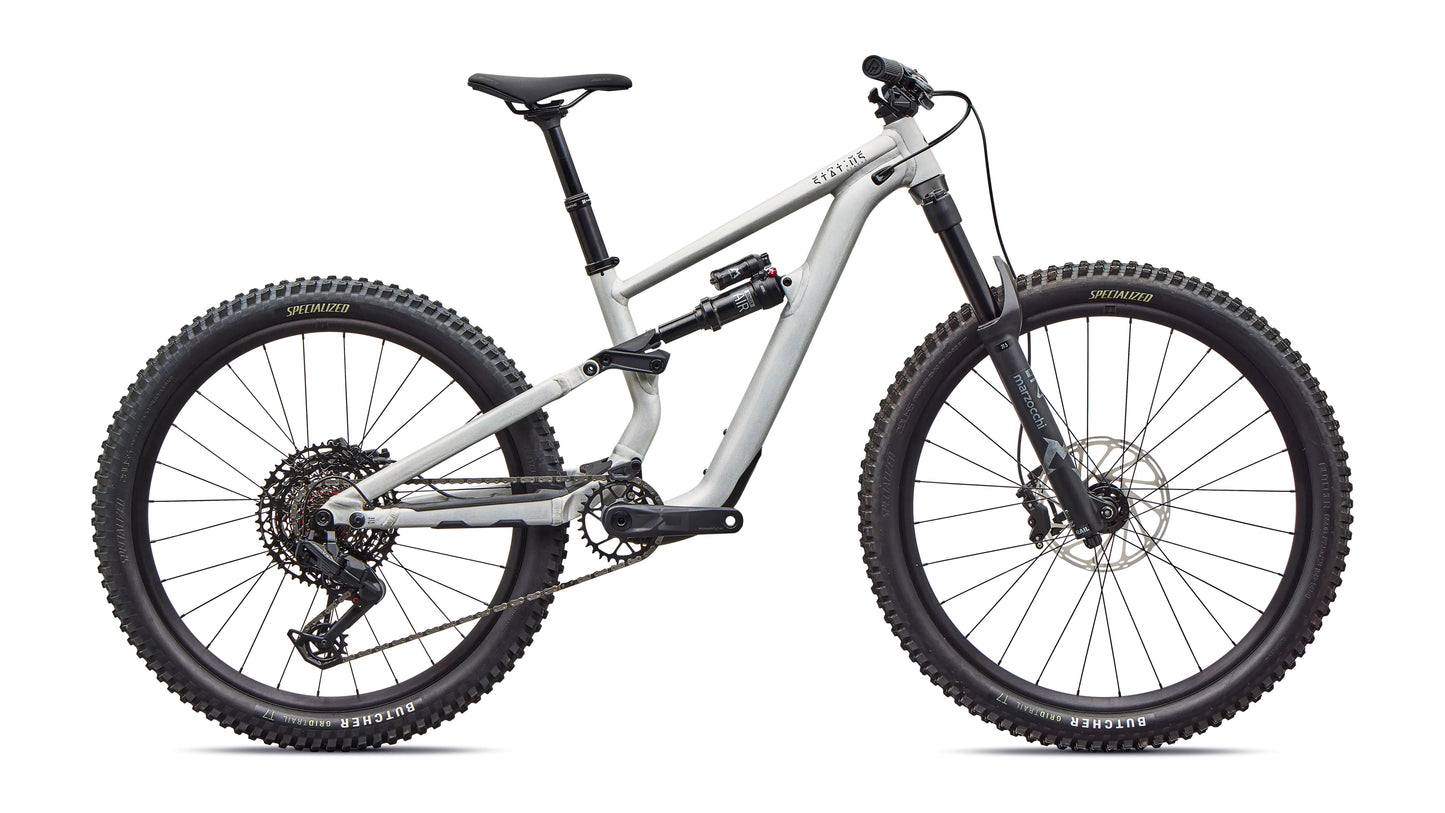 Specialized Status 2 140 Zero Full Suspension Mountain Bike S0 Satin Aluminum/Obsidian
