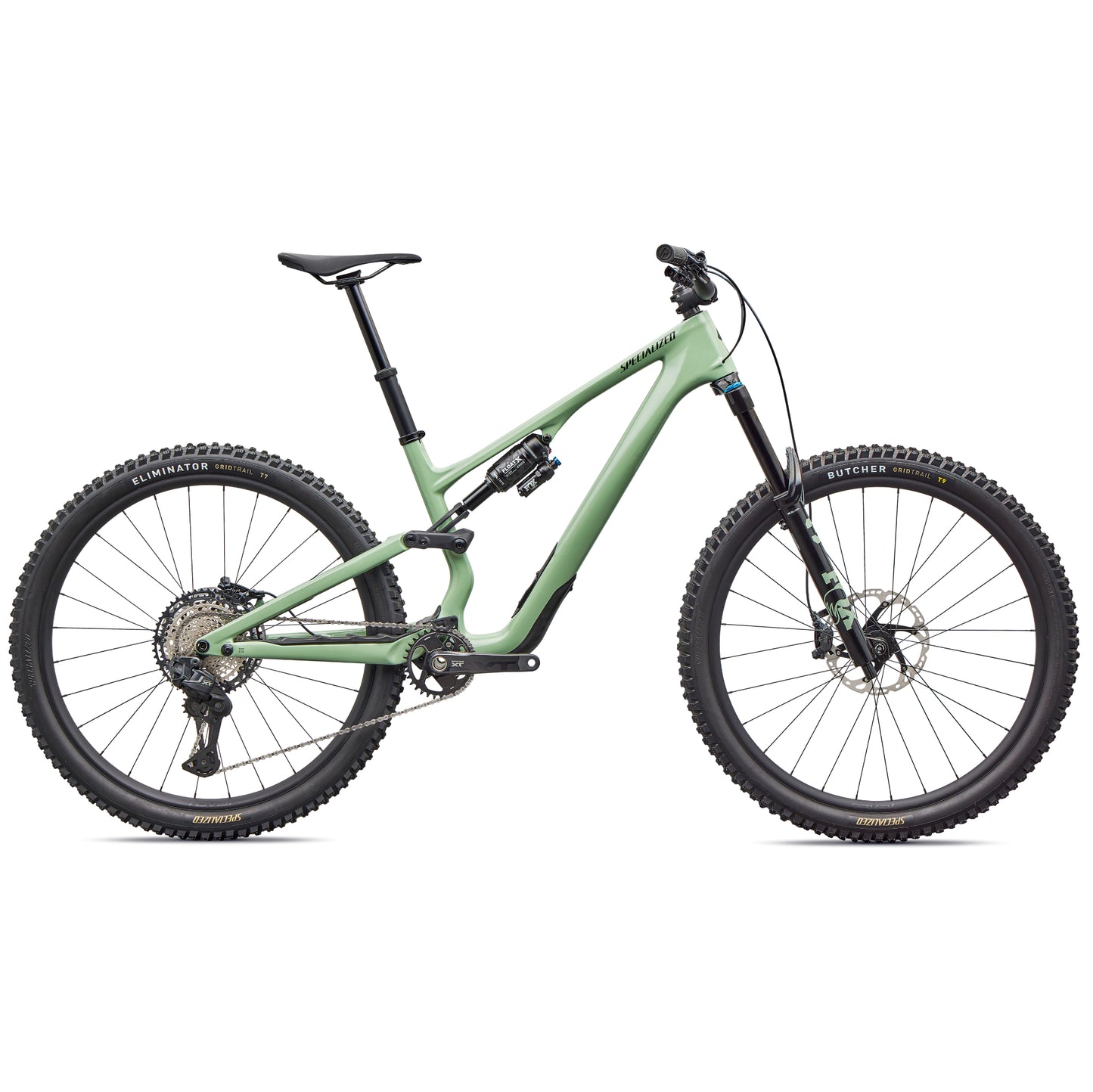 specialized stumpjumper 15 evo expert di2 mountain bike-color-pistachio/dark moss green