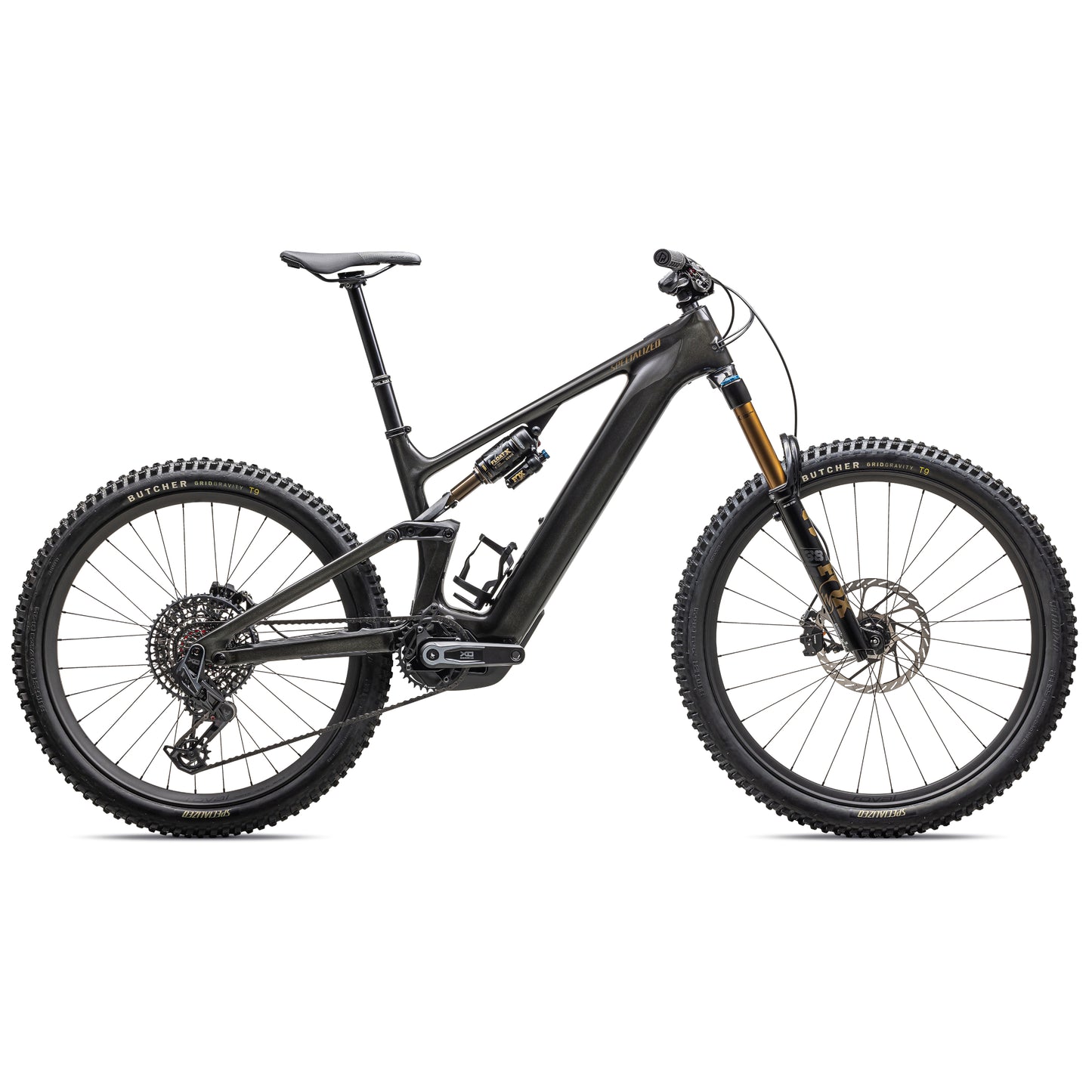 specialized 2025 turbo levo pro electric mountain bike-color-gloss metallic obsidian