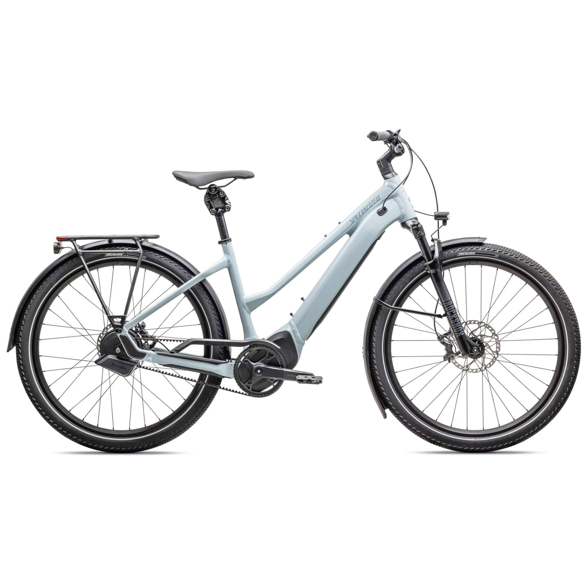 specialized 2025 turbo vado 5.0 igh step-through electric bike-color-satin seafoam / lapis pearl / glacial metallic