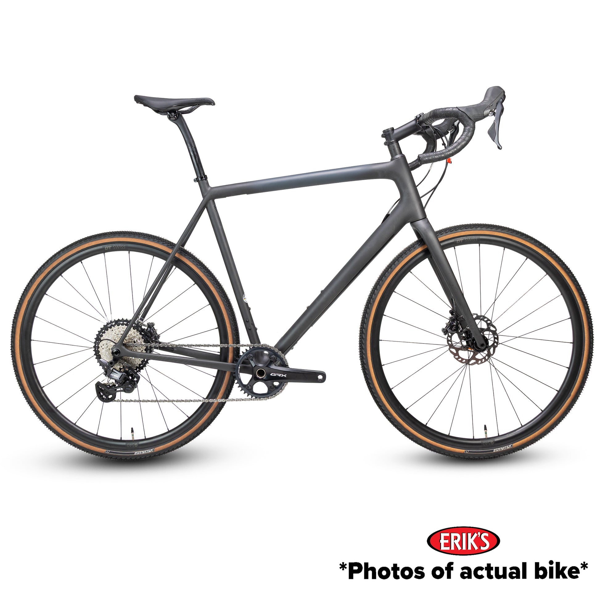 specialized used crux comp gravel road bike-color-satin carbon/smoke