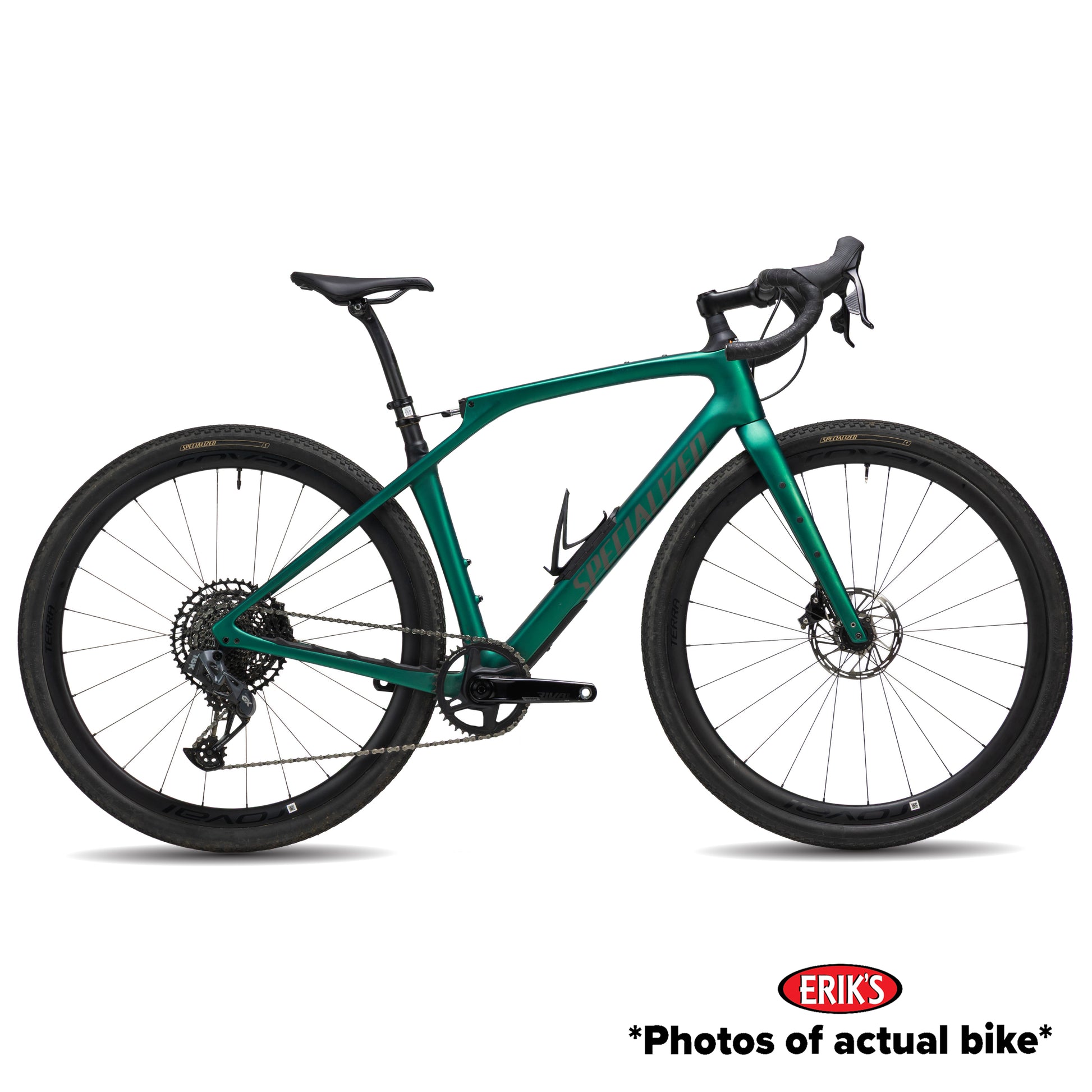 Specialized Used Diverge STR Expert Gravel Road Bike 56Cm Satin Metallic Pine/Smoke