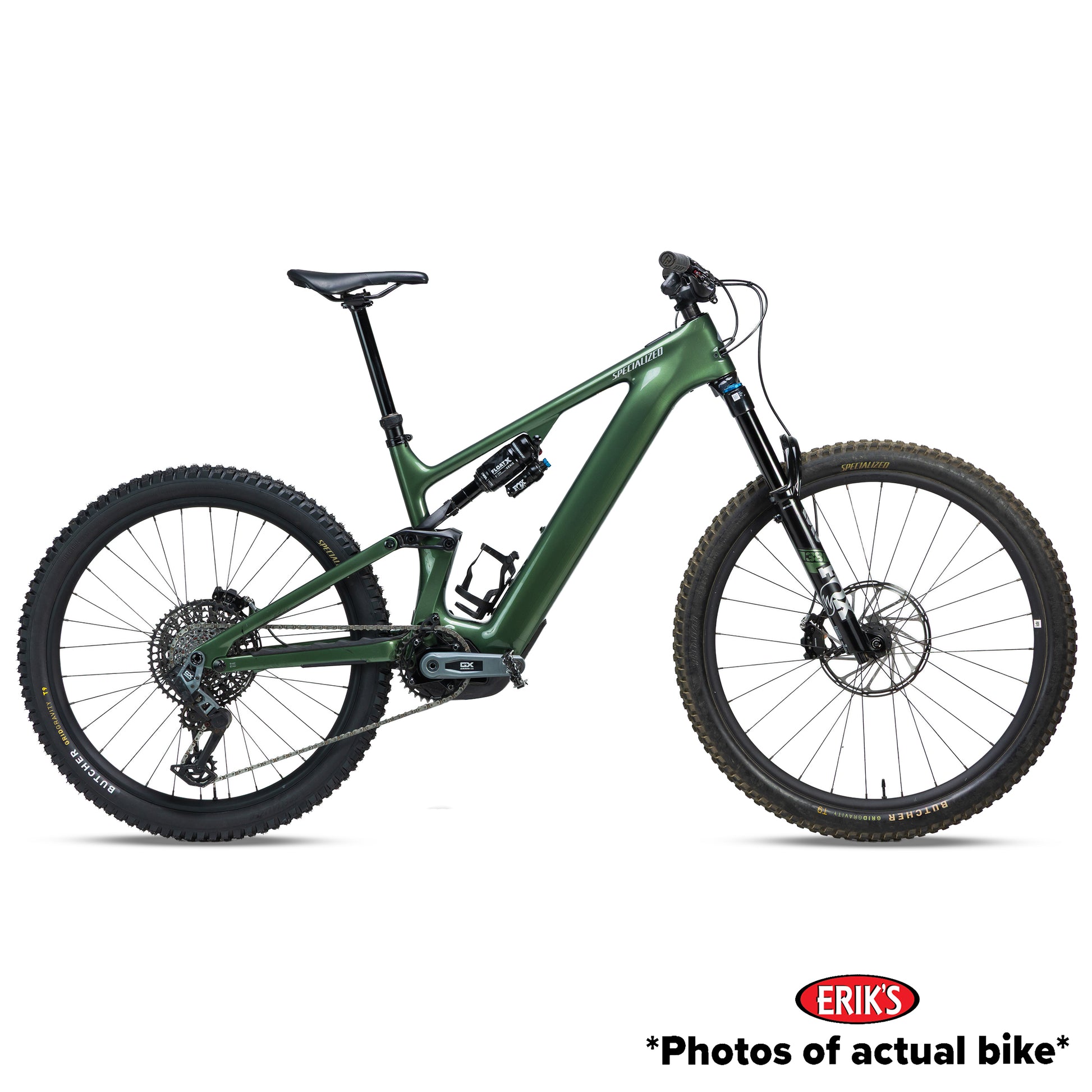 Specialized Used Turbo Levo 4 Expert Electric Mountain Bike S4 Gloss Cyprus Metallic/Silver Dust