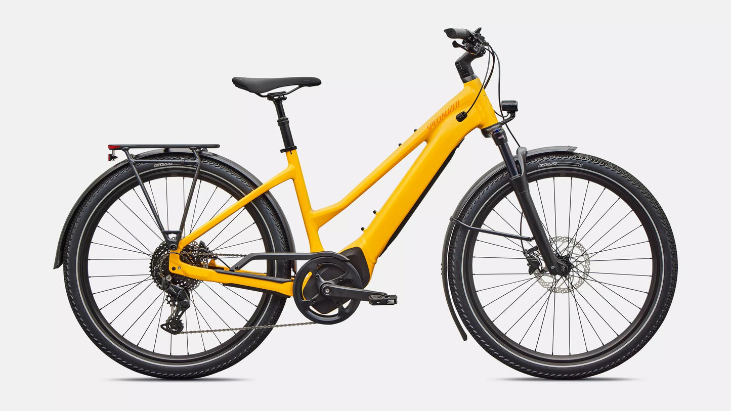 Specialized Turbo Vado 4.0 Step-Through Electric Bike S Gloss California Sunshine / Orange Zest