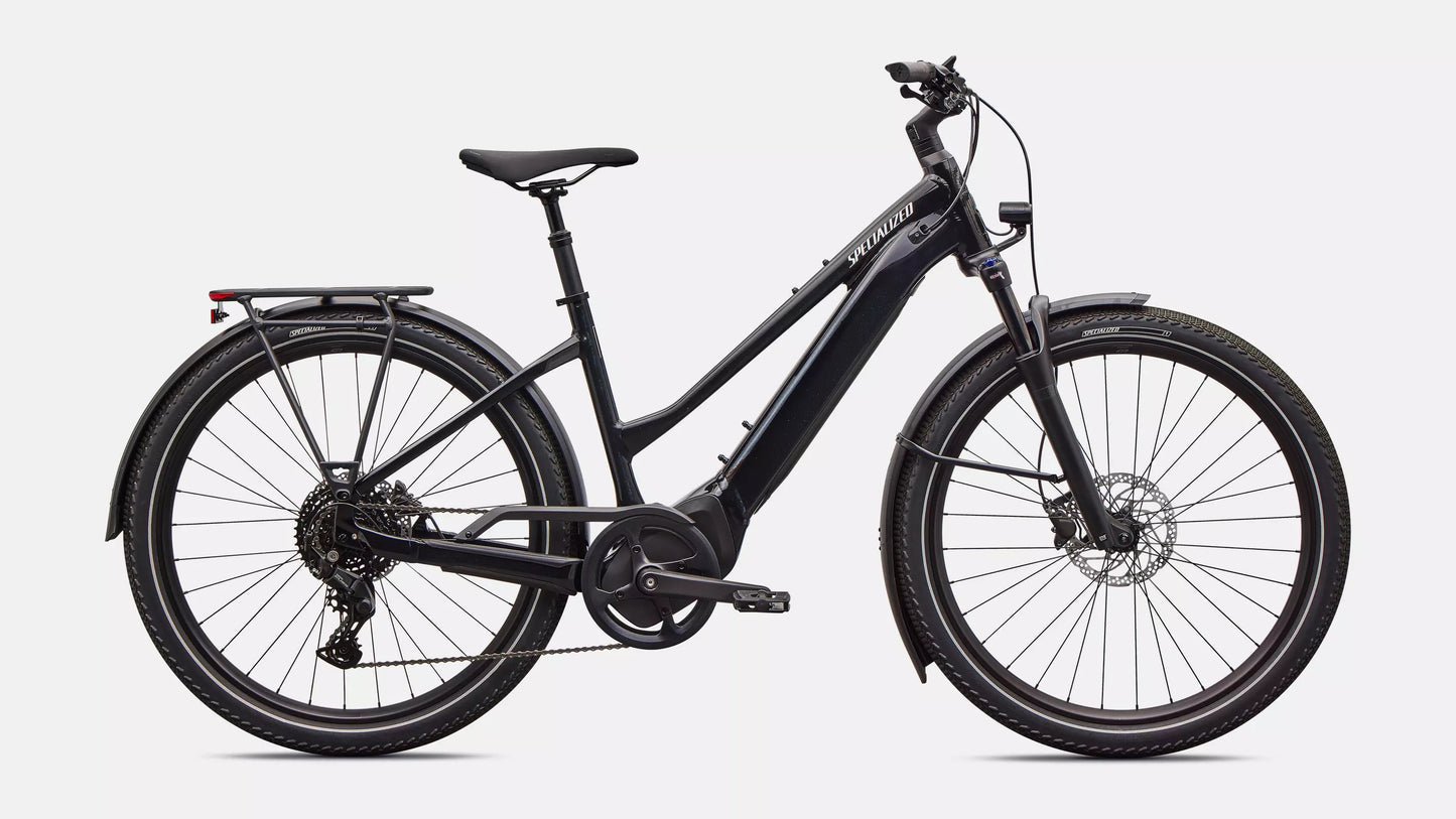 Specialized Turbo Vado 4.0 Step-Through Electric Bike S Gloss Castblack / Satin Silver Reflective