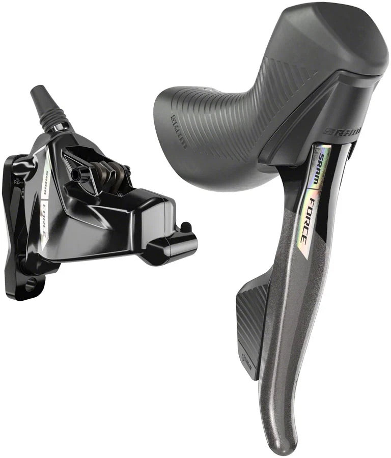 sram force etap axs front shifter and hydraulic brake-color-gry