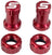 stans tubeless valve stem cap color kit-color-red