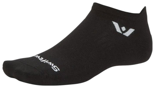 swiftwick aspire no show socks-color-circuit black
