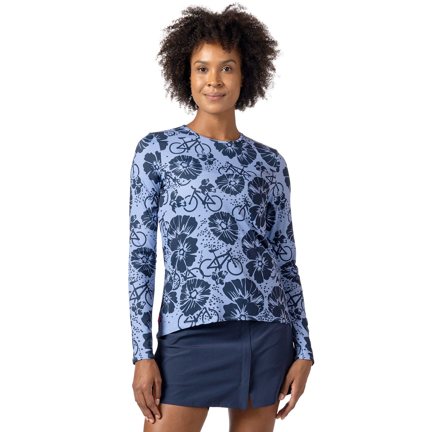 terry soleil flow long sleeve women’s jersey-color-aloha iris