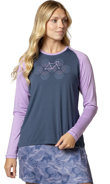 Terry Tech Tee Flow Long Sleeve Xl Vintage Indigo Optibike