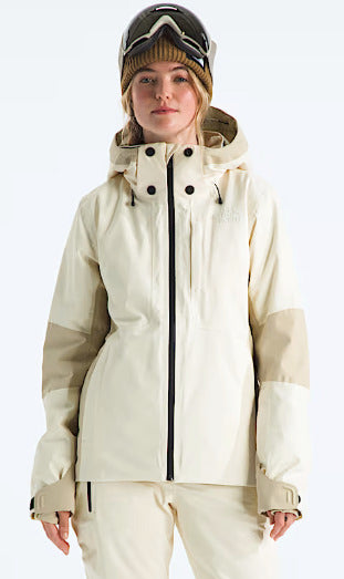 the north face lenado women’s jacket-color-white dune/gravel