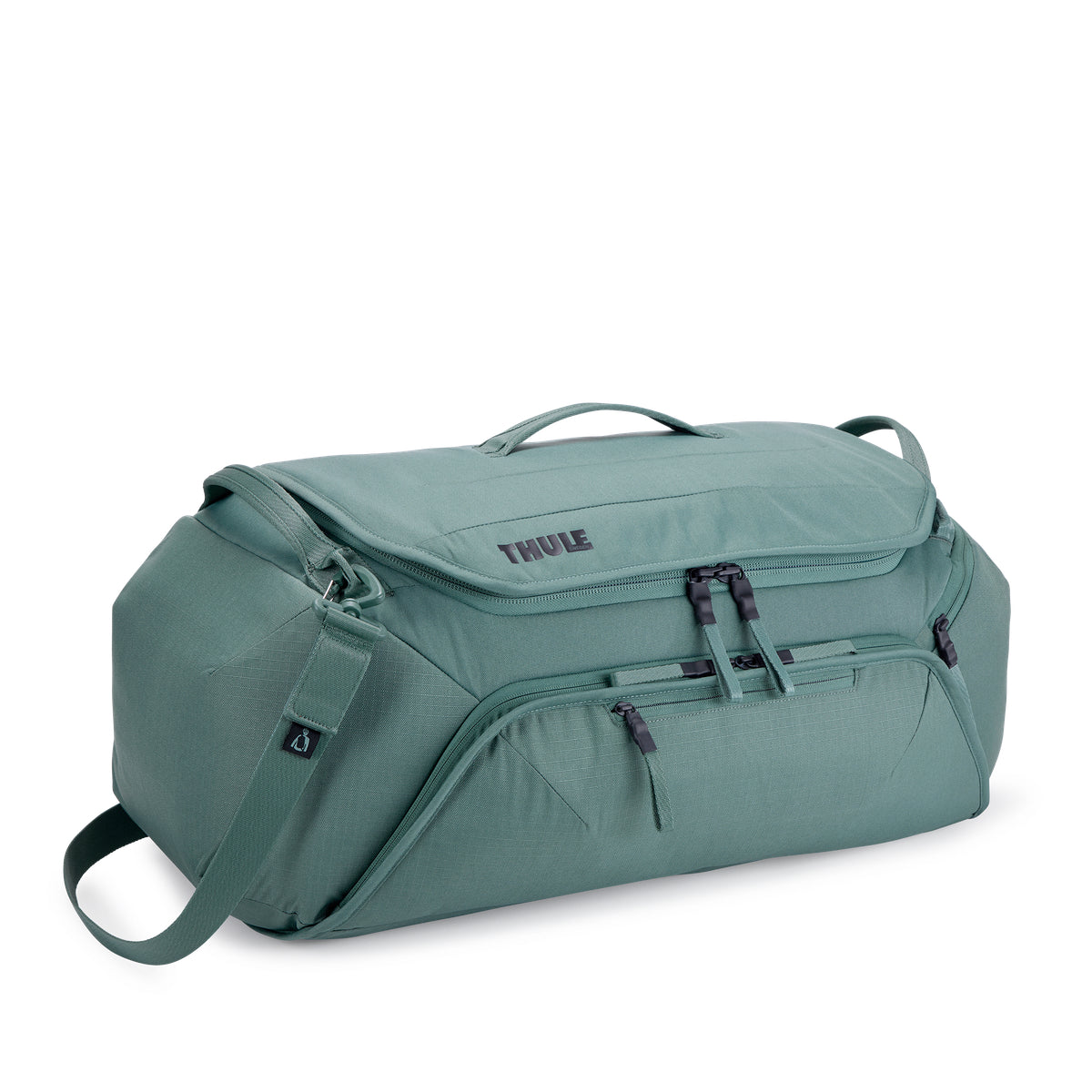 thule roundtrip 55l bike duffel bag-color-hazy green